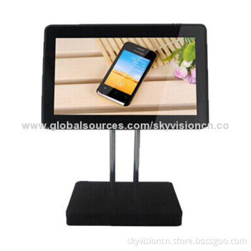 Digital photo frame with table stander, auto loop video play